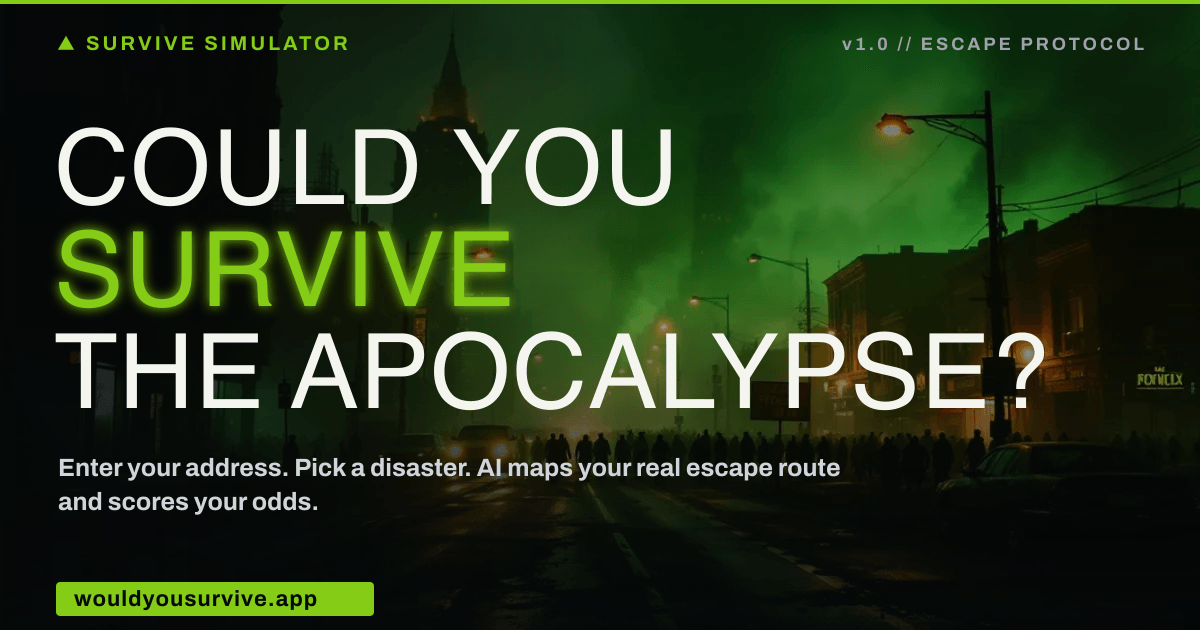 Would You Survive? — 官网预览图